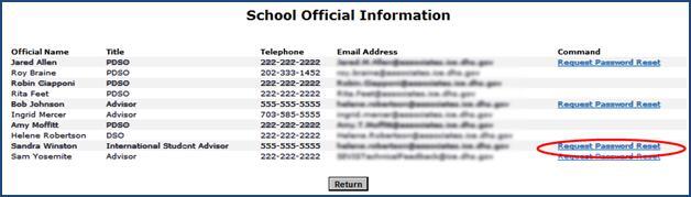 School Information Page