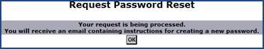 Request Password Reset