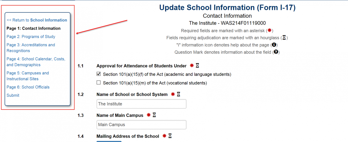 update school information page.png