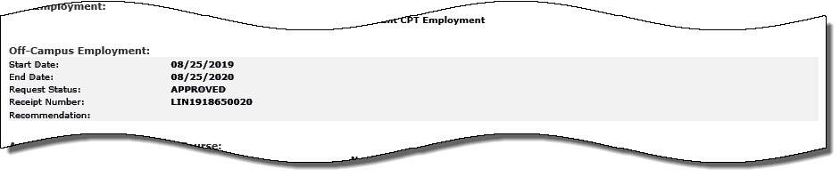 Off-Campus Employment