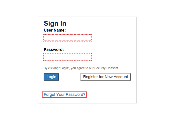 Sign In Page (SEVIS Log In page)