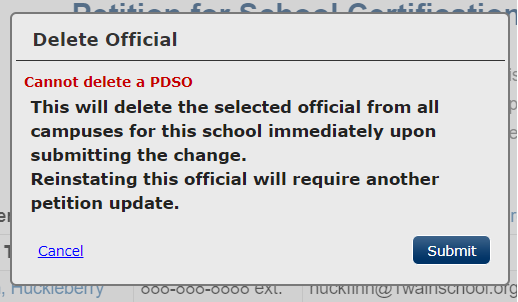 Delete-official-cannot