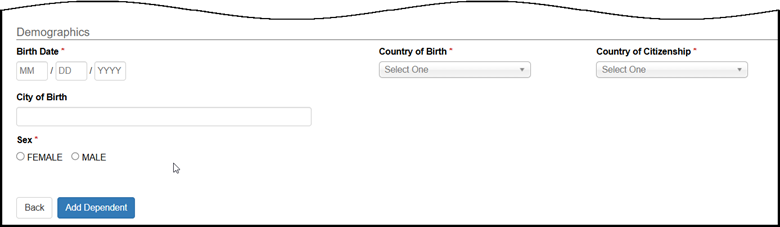 SEVIS Demographics