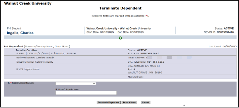 terminate-dependent