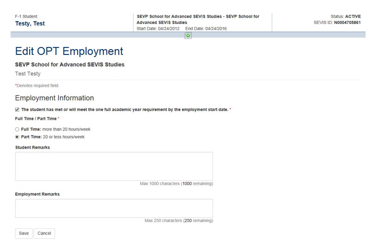 opt cover letter