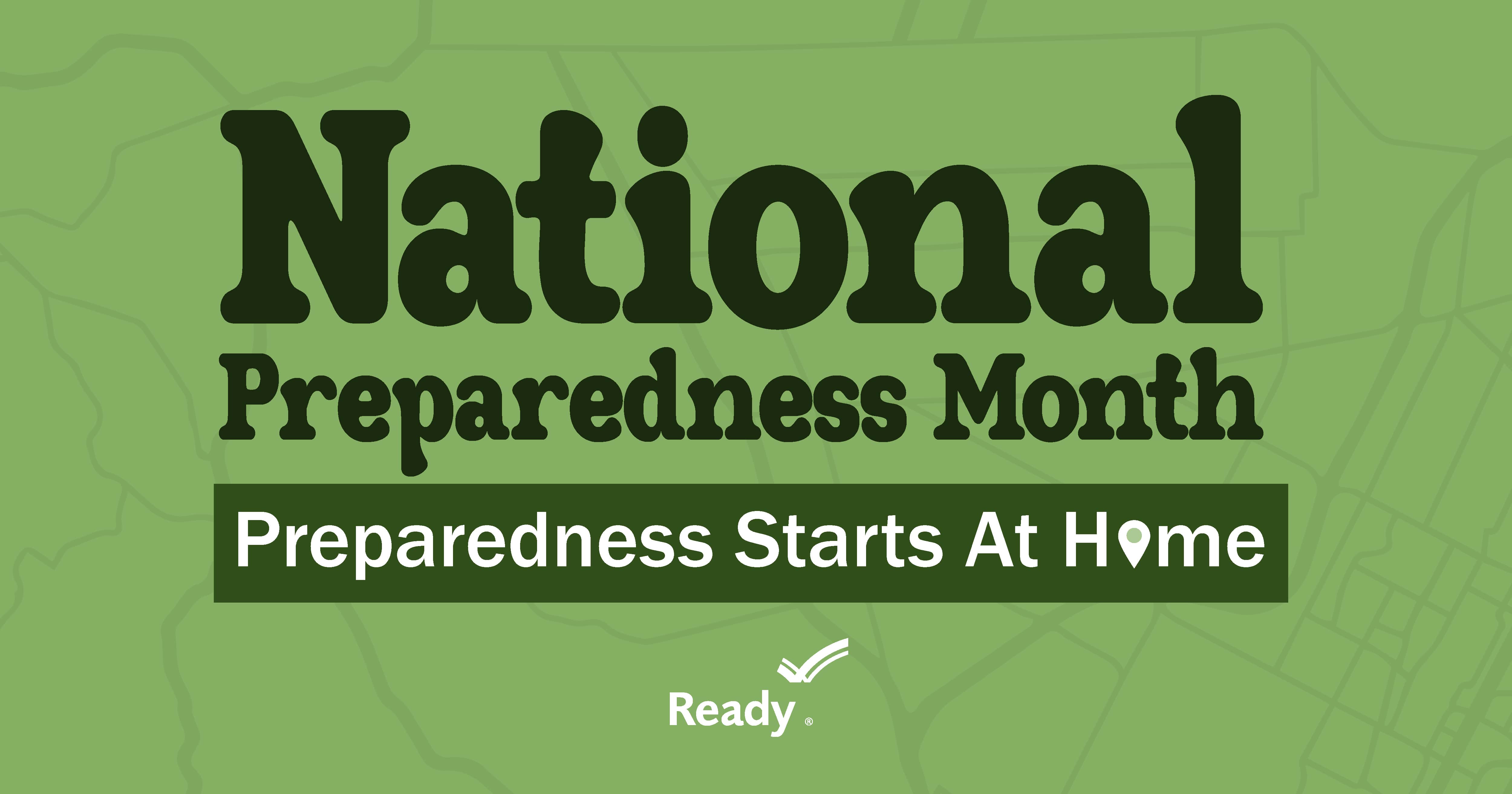 national preparedness month graphic