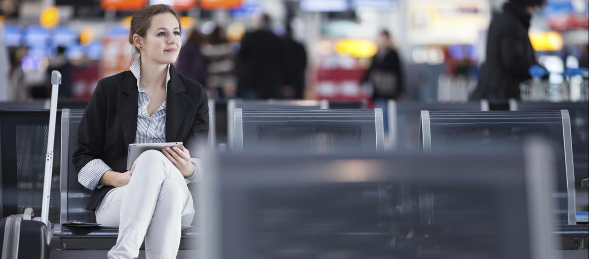 Person at airport