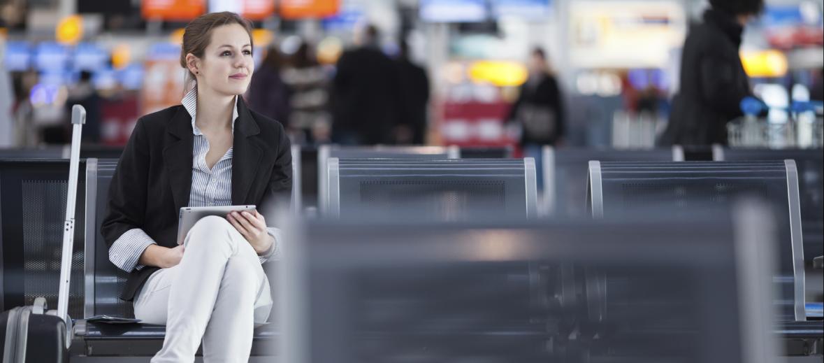 Person at airport