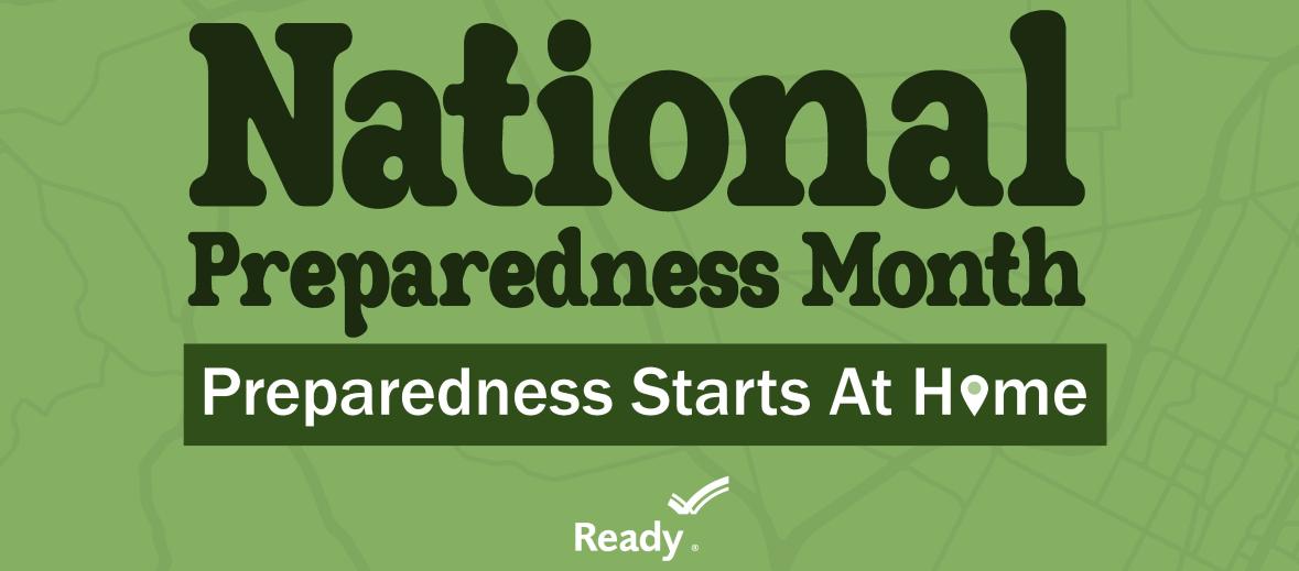 national preparedness month graphic
