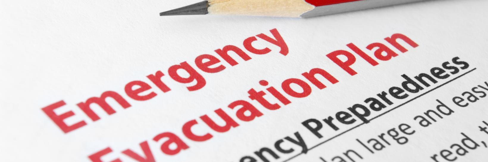 emergency evacuation plan form