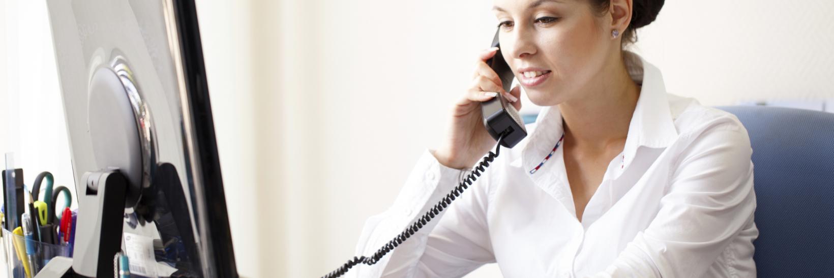 woman talking on the phone