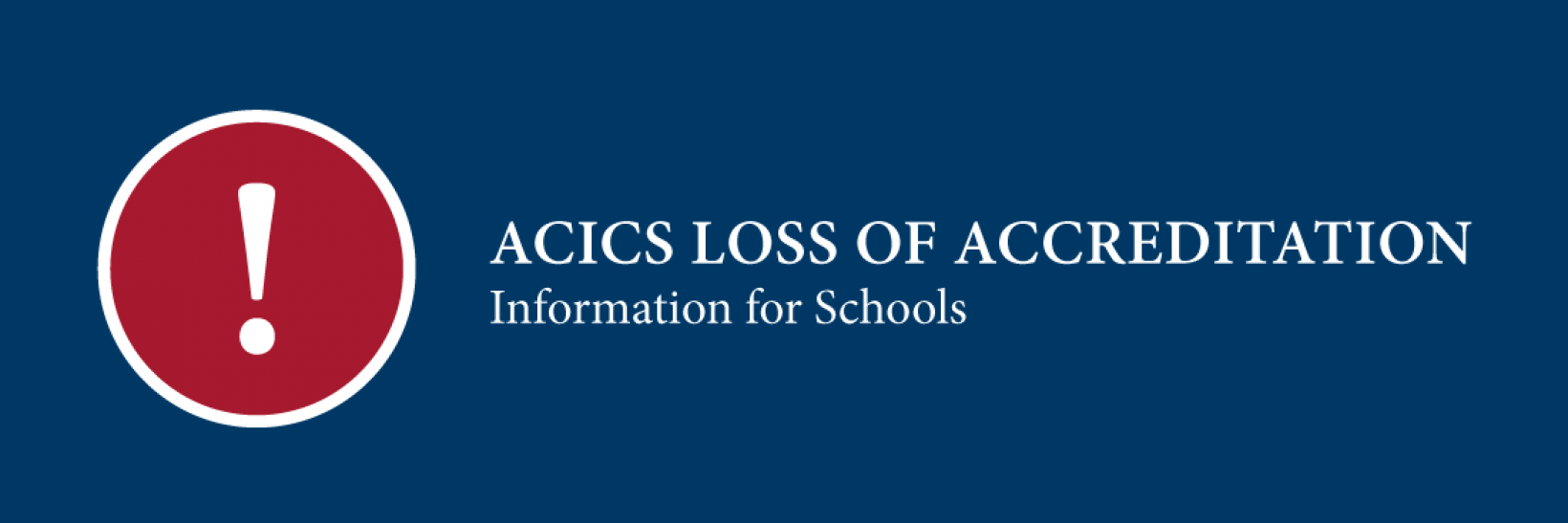 Alert for ACICS Accredited Schools Study in the States