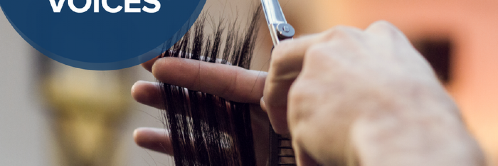 Hair being cut at the barber shop