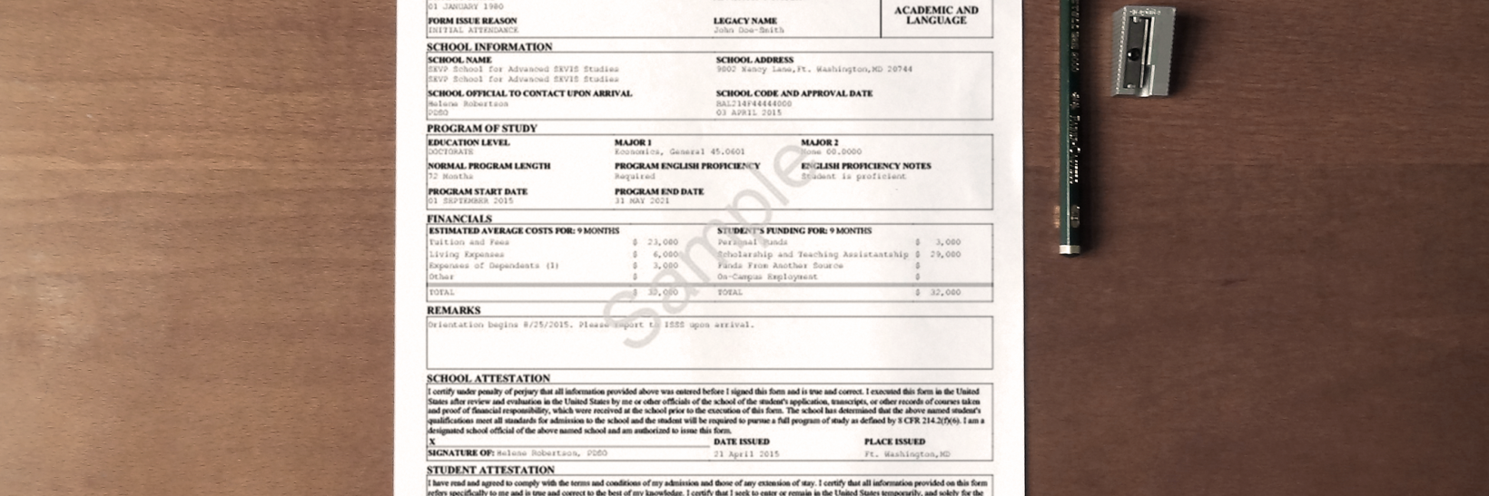 form i 20 student visa