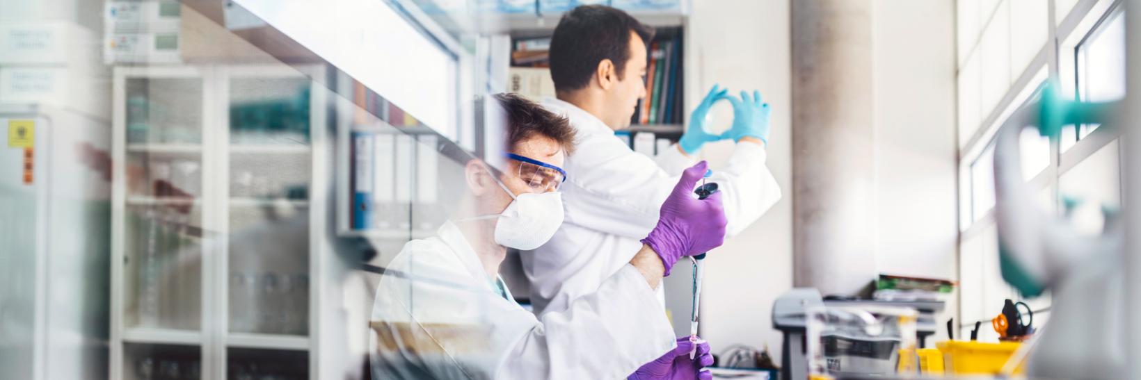 Biologist Working in a Laboratory.