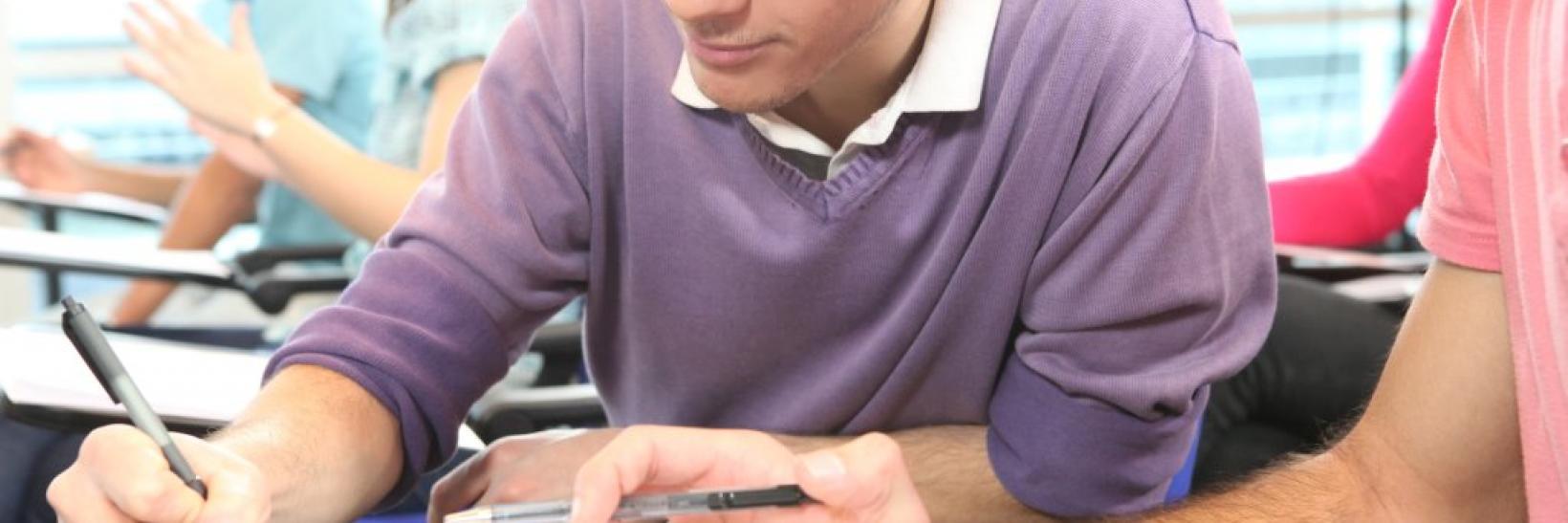 Graduate student researchs at a U.S. school.