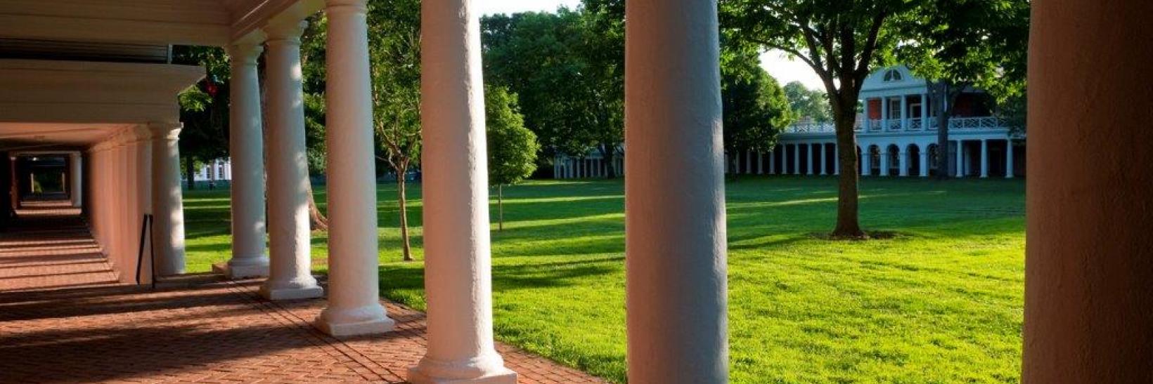 A photo of the University of Virginia campus.