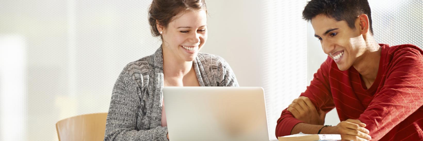 students studying together