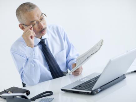 man on a laptop 