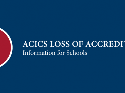 ACICS Loss of Accredidation Information For Schools