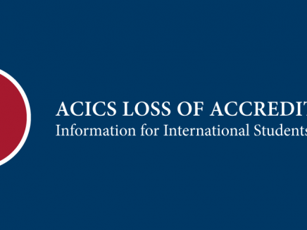 ACICS Loss of Accredidation Information for International Students