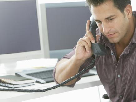 man on a phone