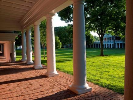 A photo of the University of Virginia campus.