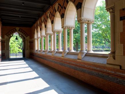 Walker porch in Memorial Hall, Cambridge, MA