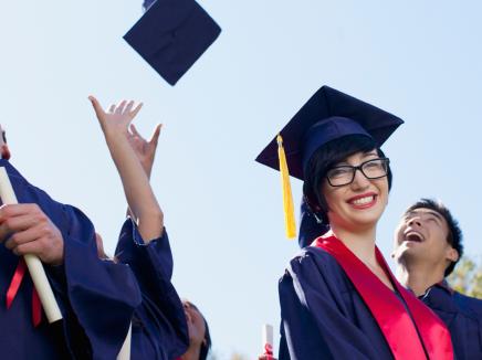 group of graduating students