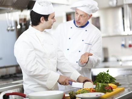 chef training his student