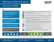 image for SEVIS Tips for Public 9-12 Schools: Take Action in SEVIS